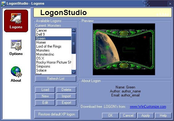 LogonStudio Screenshot